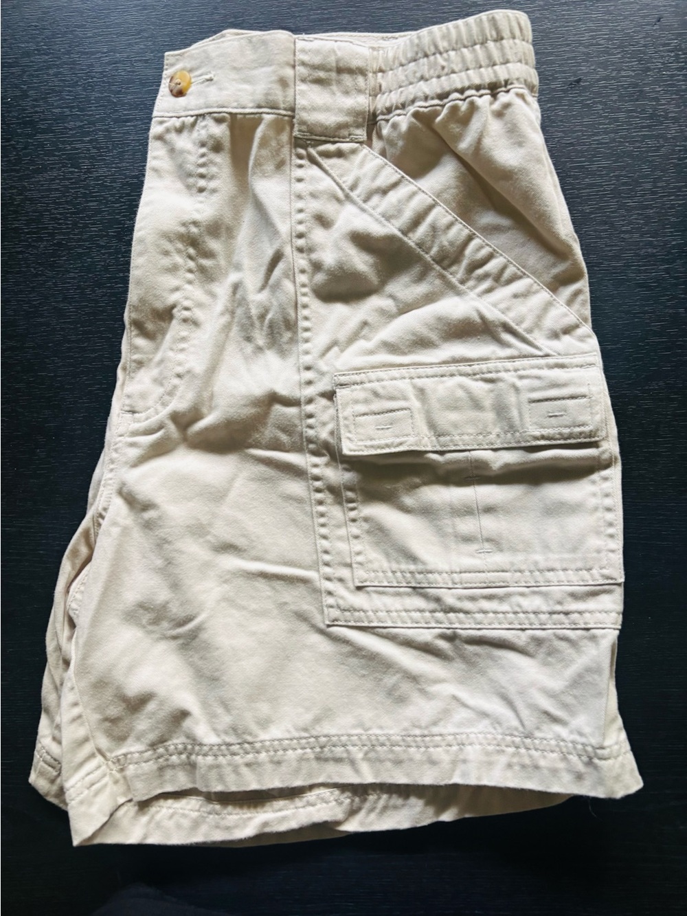 Bay to Bay Khaki Cotton Shorts